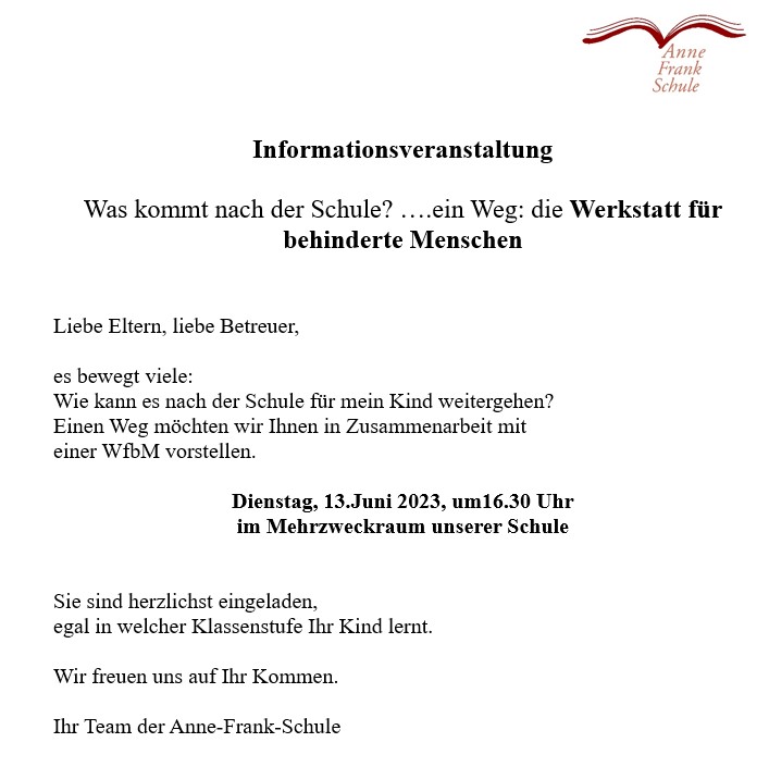 Einladung EA
